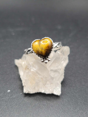 Tiger Eye Heart