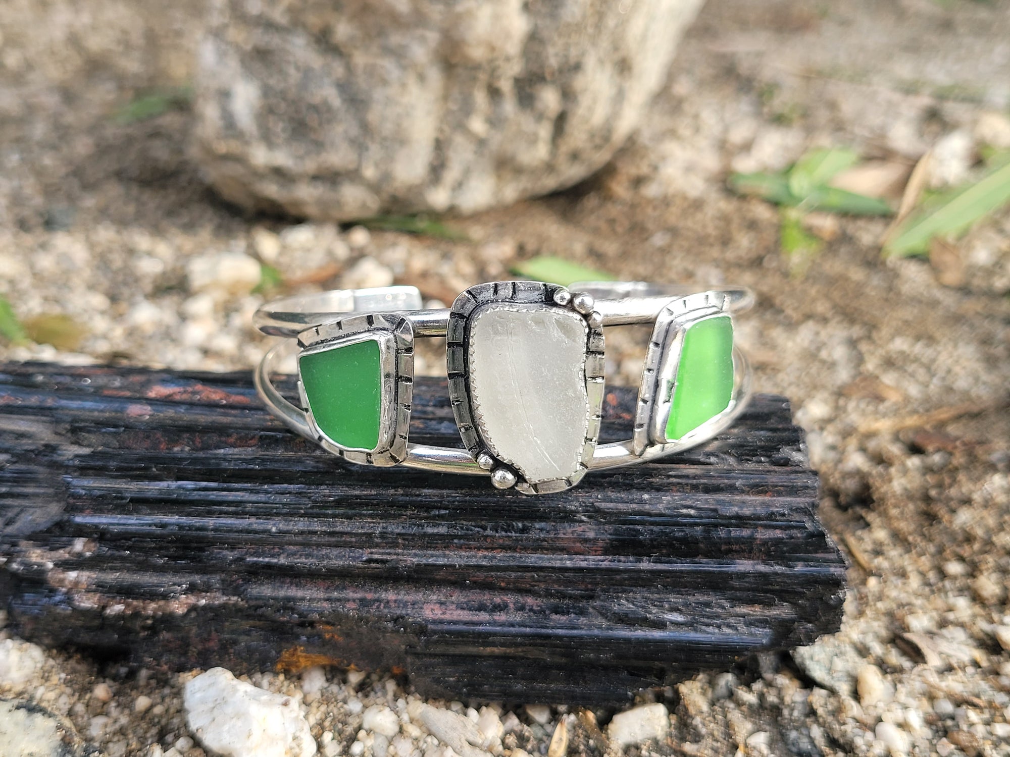 Recycled Sea Glass Bracelet