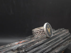 Black Onyx Scorpion ring