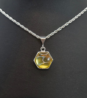 Metallic Gold With Rainbow Inlay