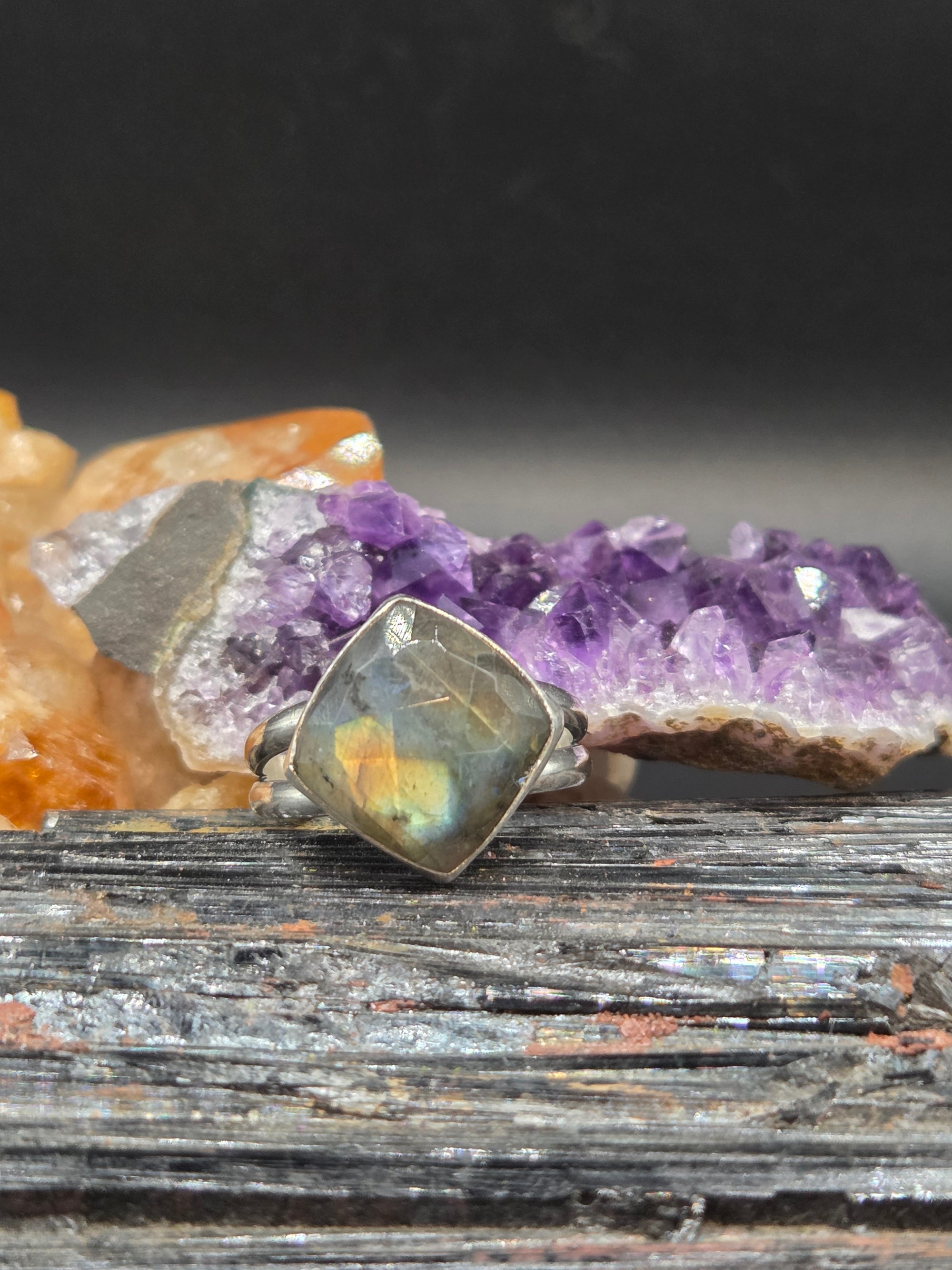 Faceted Labradorite