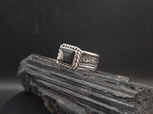 White Buffalo Turquoise ring
