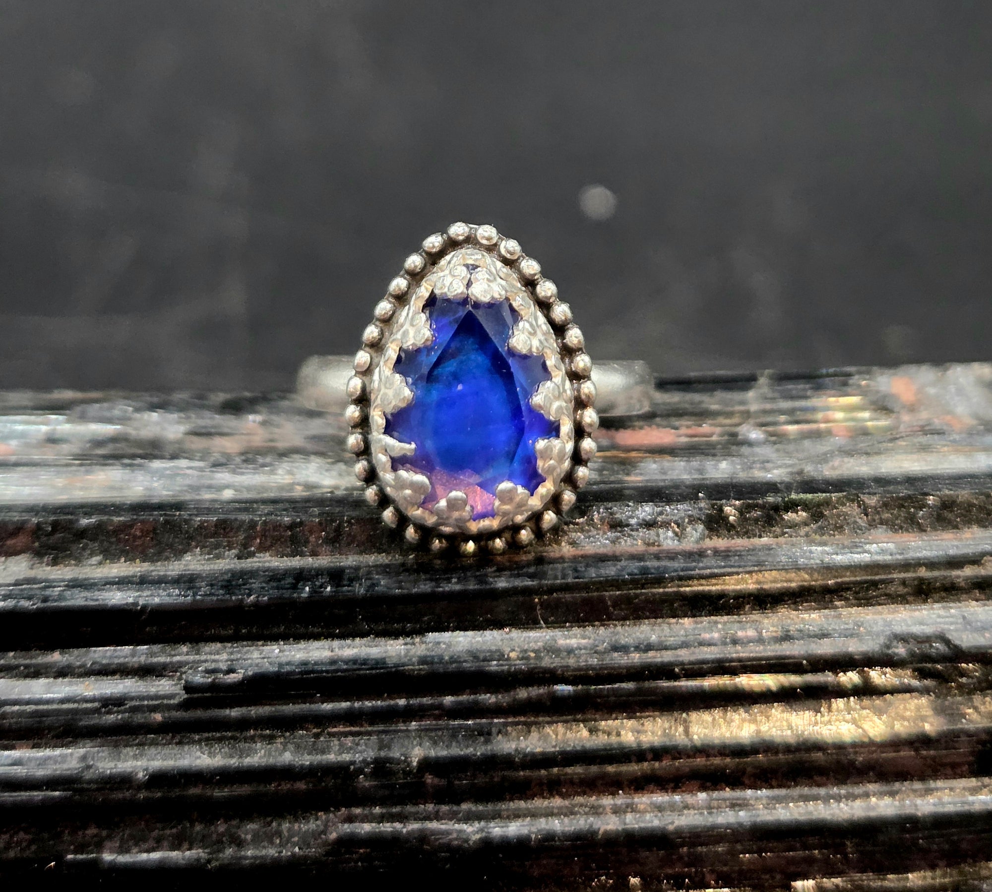 Electric Blue Aurora Opal