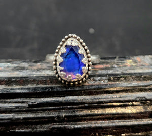 Electric Blue Aurora Opal