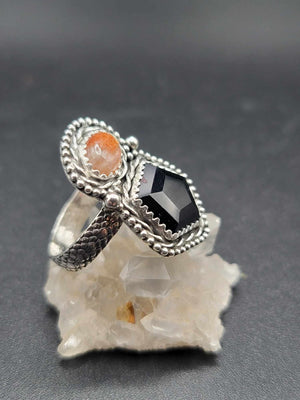 Sunstone & Black Onyx