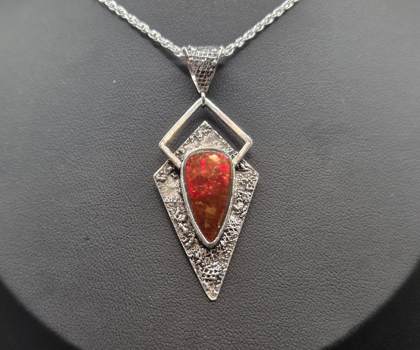 Rare Red Ammolite