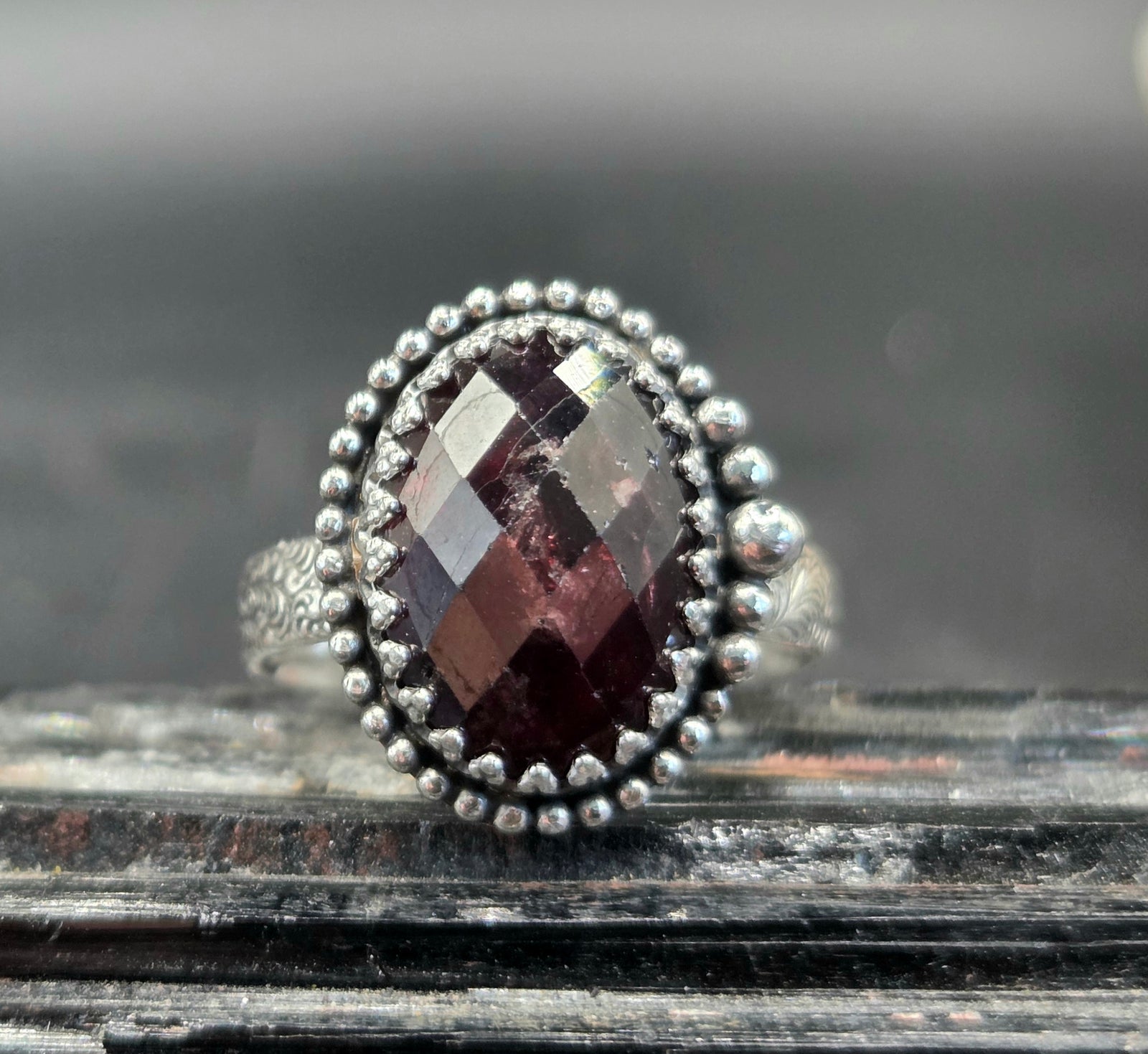 Faceted Garnet