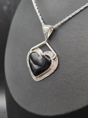 Black Onyx Heart