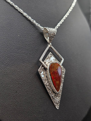 Rare Red Ammolite