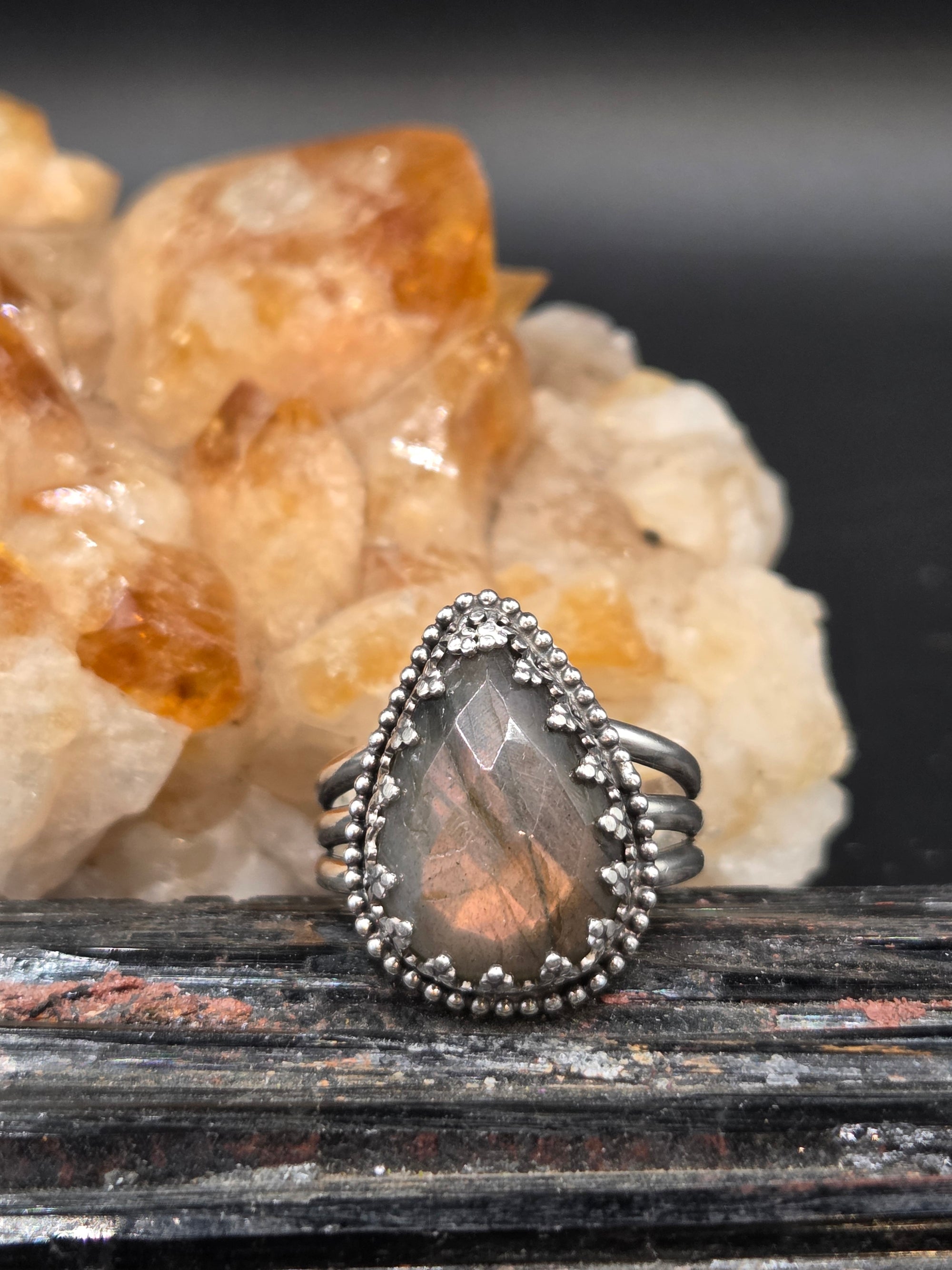 Faceted Labradorite