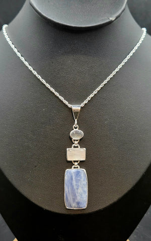 Tanzanite, Rainbow Moonstone & Blue Kyanite