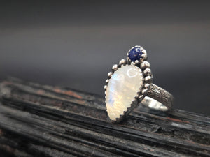 Lapis Lazuli & Rainbow Moonstone