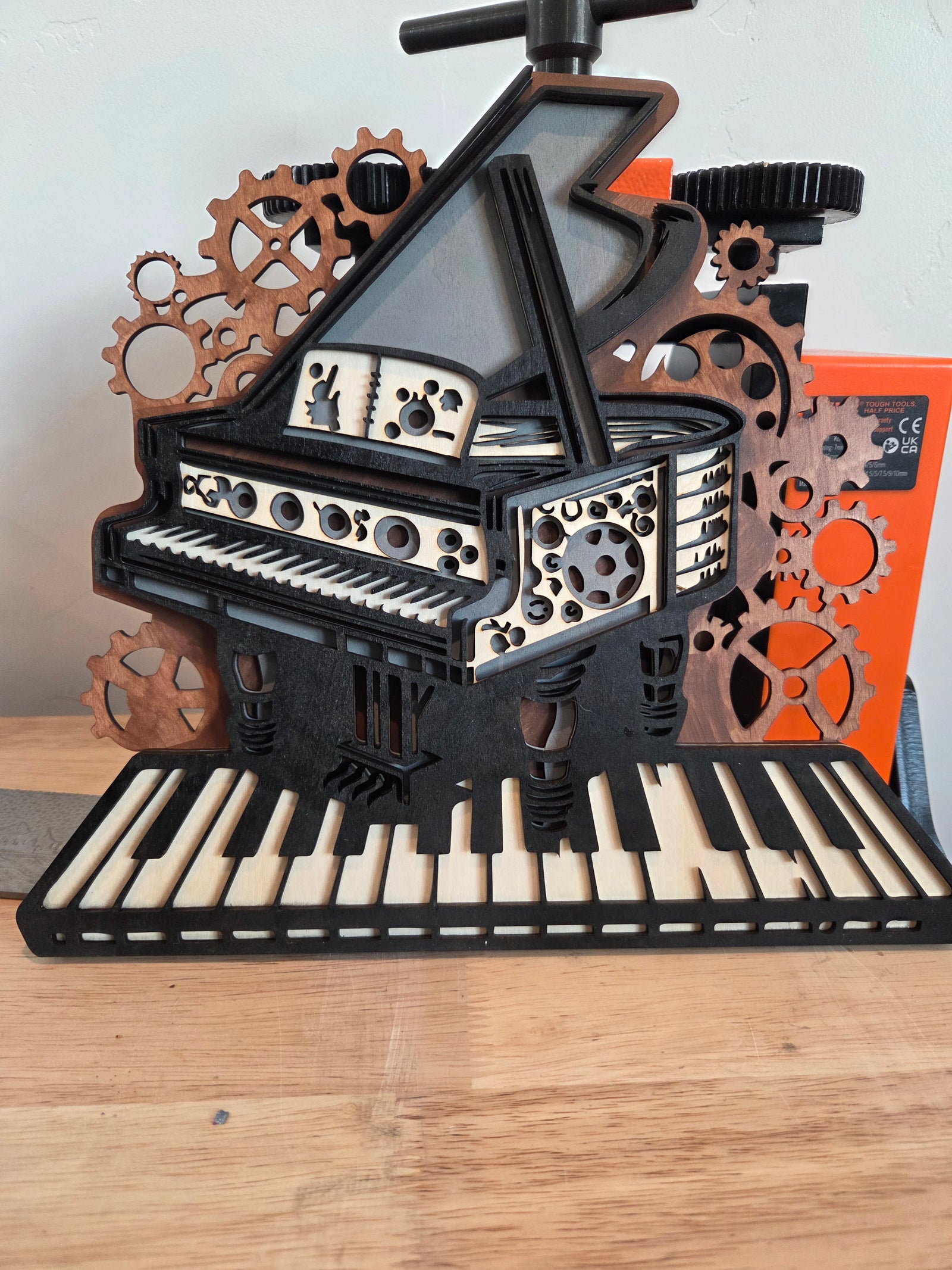 Steampunk piano