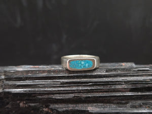 Signet Turquoise Inlay