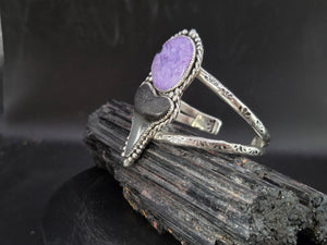 Charoite & Megladon Tooth