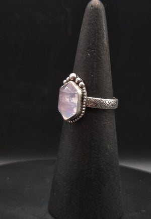 Aurora Opal Topped With Rose Quartz