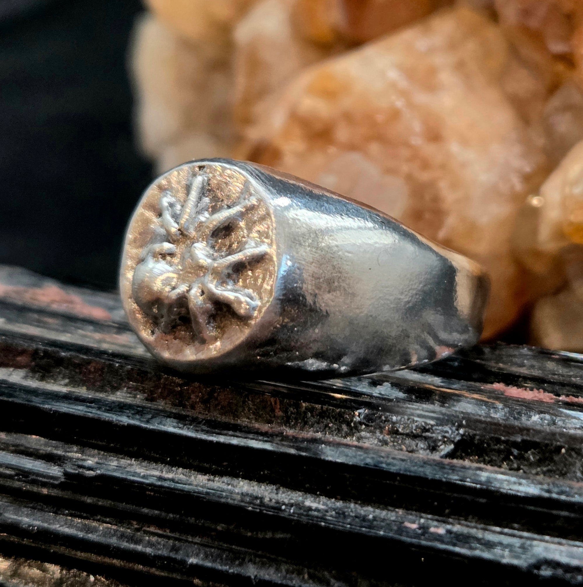 Solid Silver Creepy Crawler