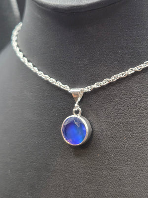 Electric Blue Aurora Opal
