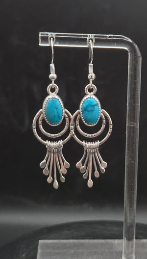 Sleeping Beauty Turquoise Fringe