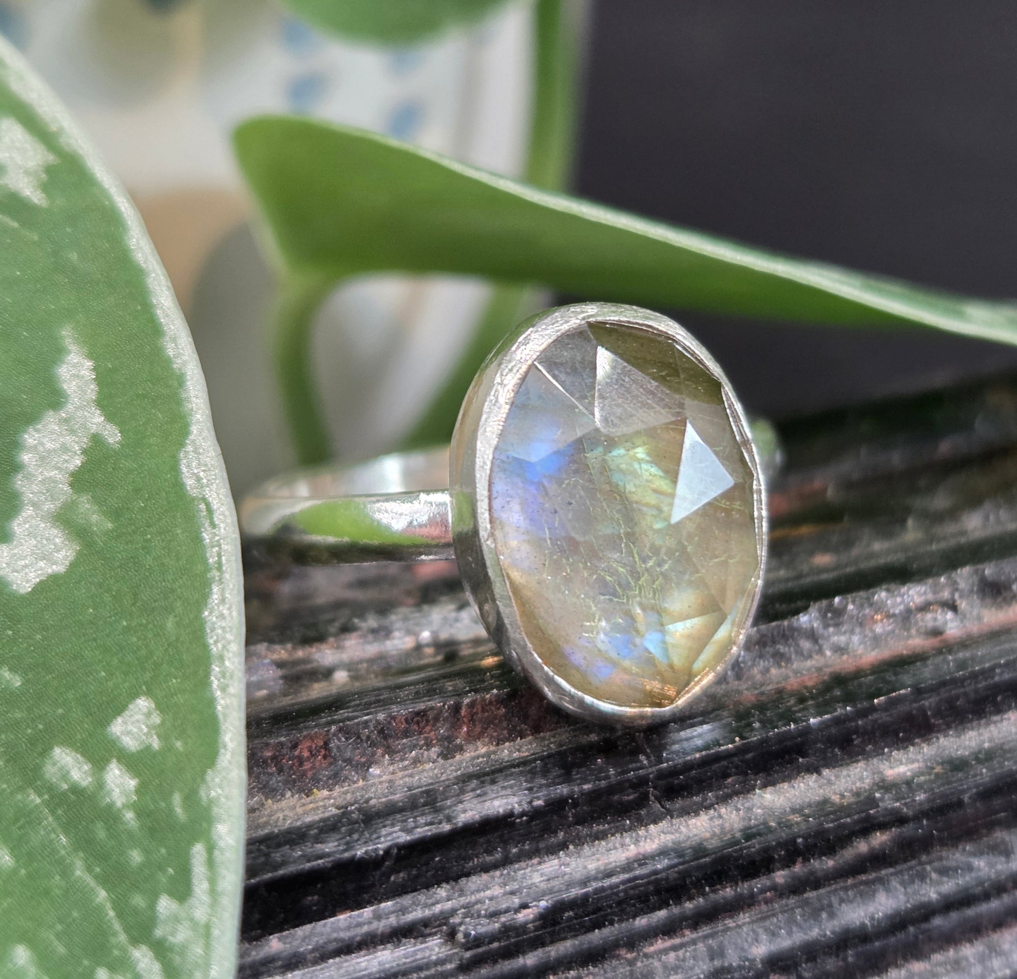 Labradorite w/Quartz Crystal