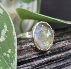 Labradorite w/Quartz Crystal