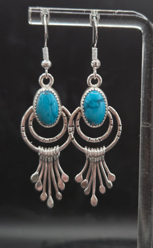 Sleeping Beauty Turquoise Fringe