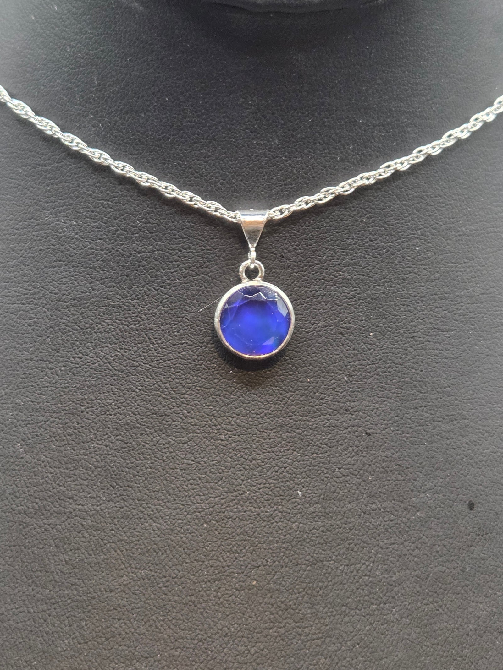 Electric Blue Aurora Opal