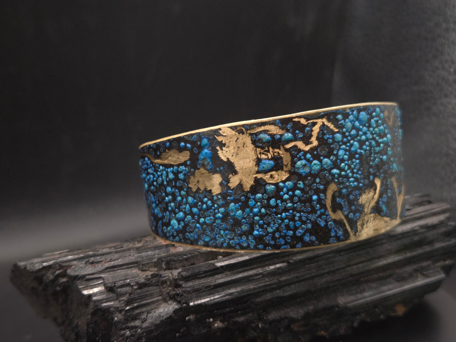 Patinaed Brass