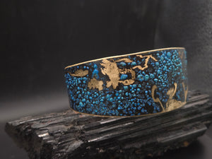 Patinaed Brass
