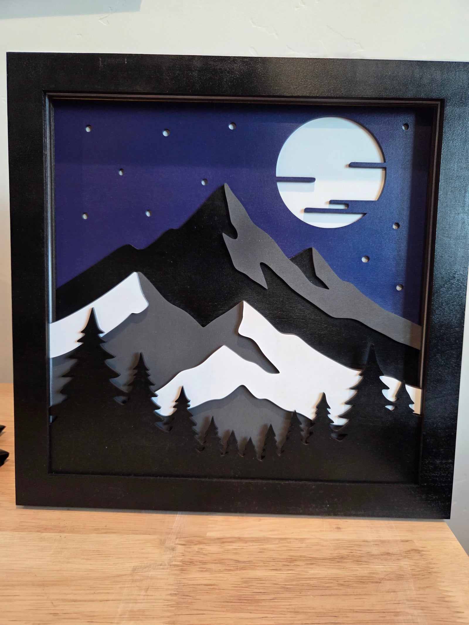Mountain nightscape