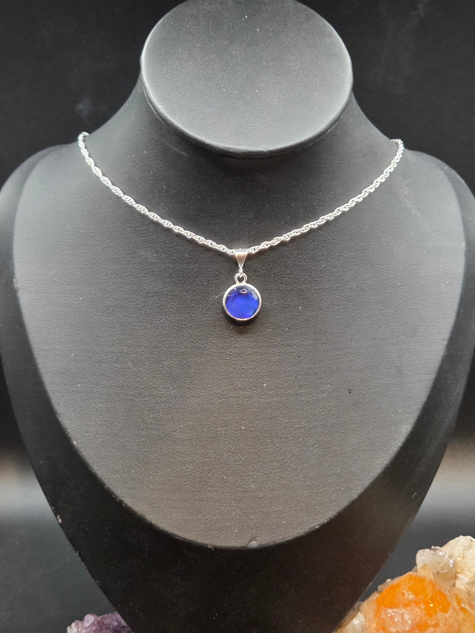 Electric Blue Aurora Opal