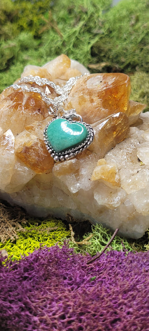 Broken Arrow Turquoise Heart