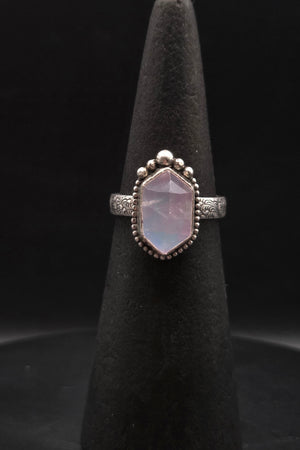 Aurora Opal Topped With Rose Quartz
