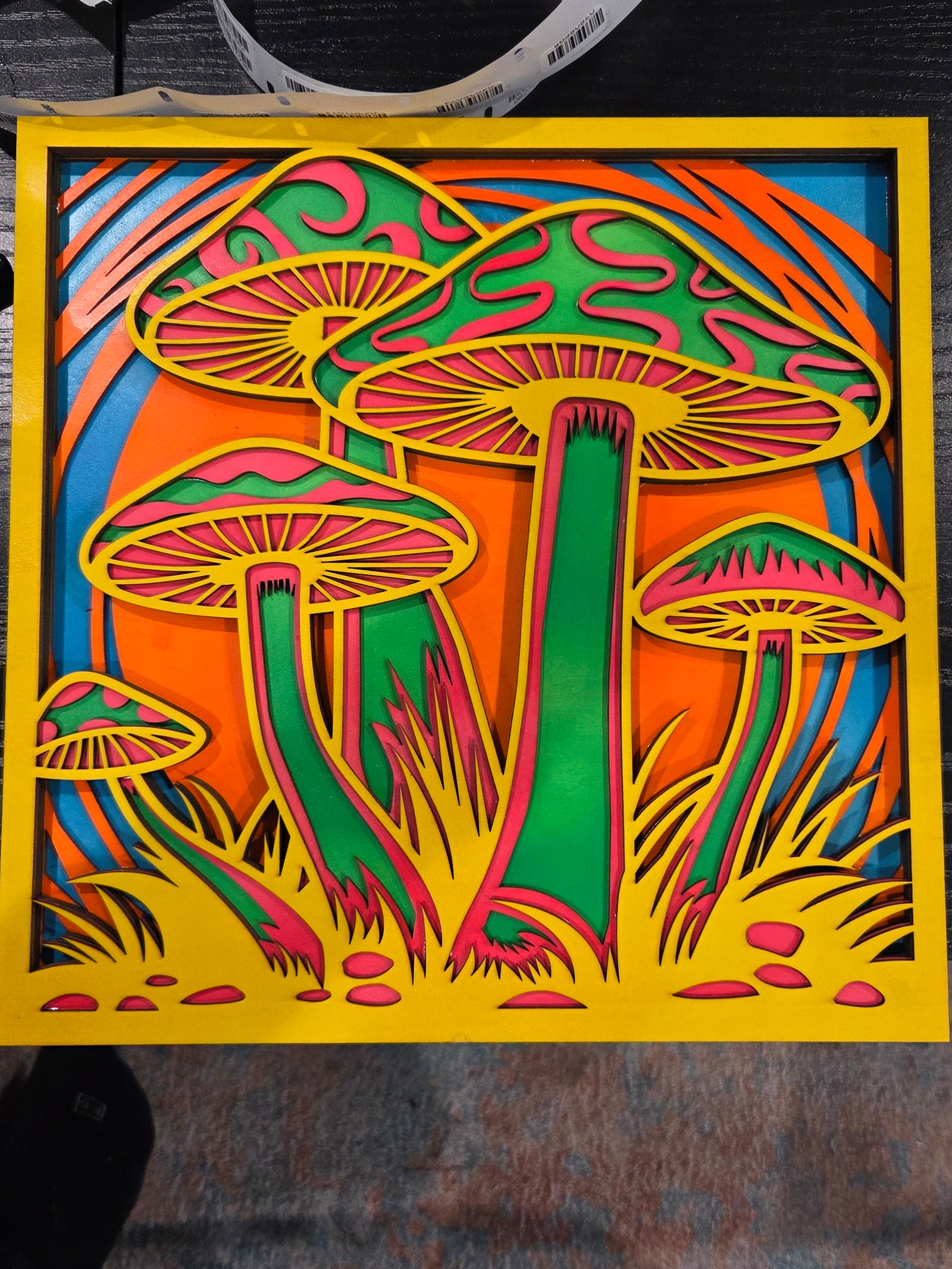 Neon Mushroom