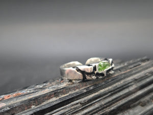 Sea Glass Casted In Silver