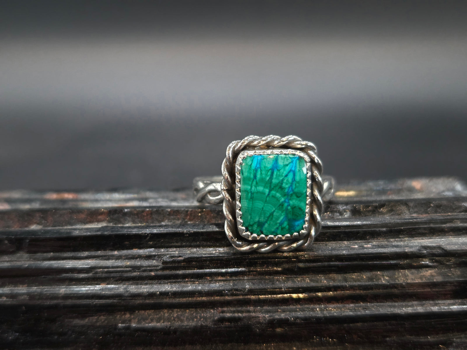 Malachite W/ Azurite Veins