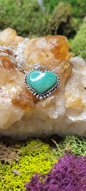 Broken Arrow Turquoise Heart