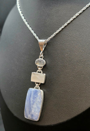 Tanzanite, Rainbow Moonstone & Blue Kyanite