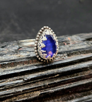 Electric Blue Aurora Opal