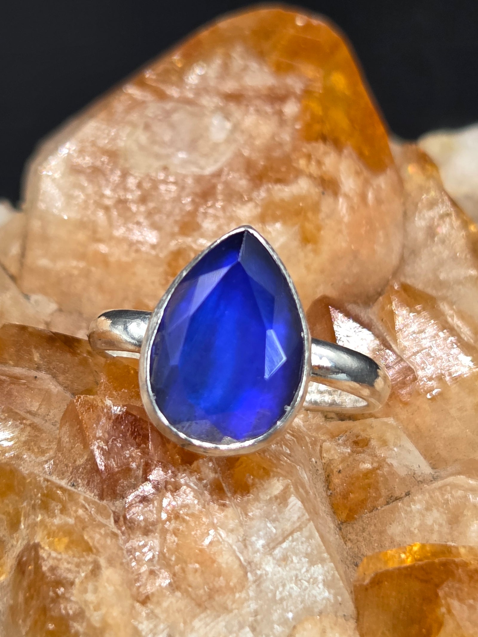 Electric Blue Aurora Opal