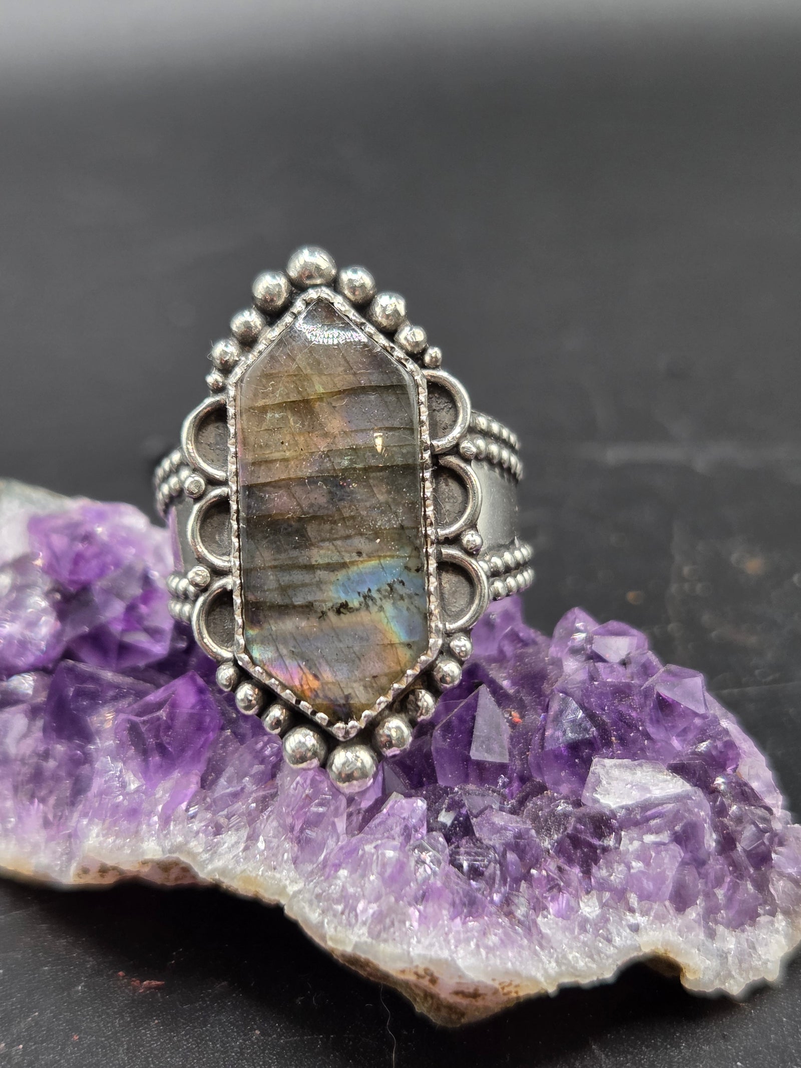 Golden Purple Labradorite