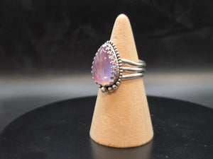 Aurora Opal Topped With Clear Quartz