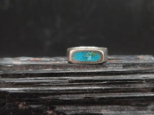 Signet Turquoise Inlay