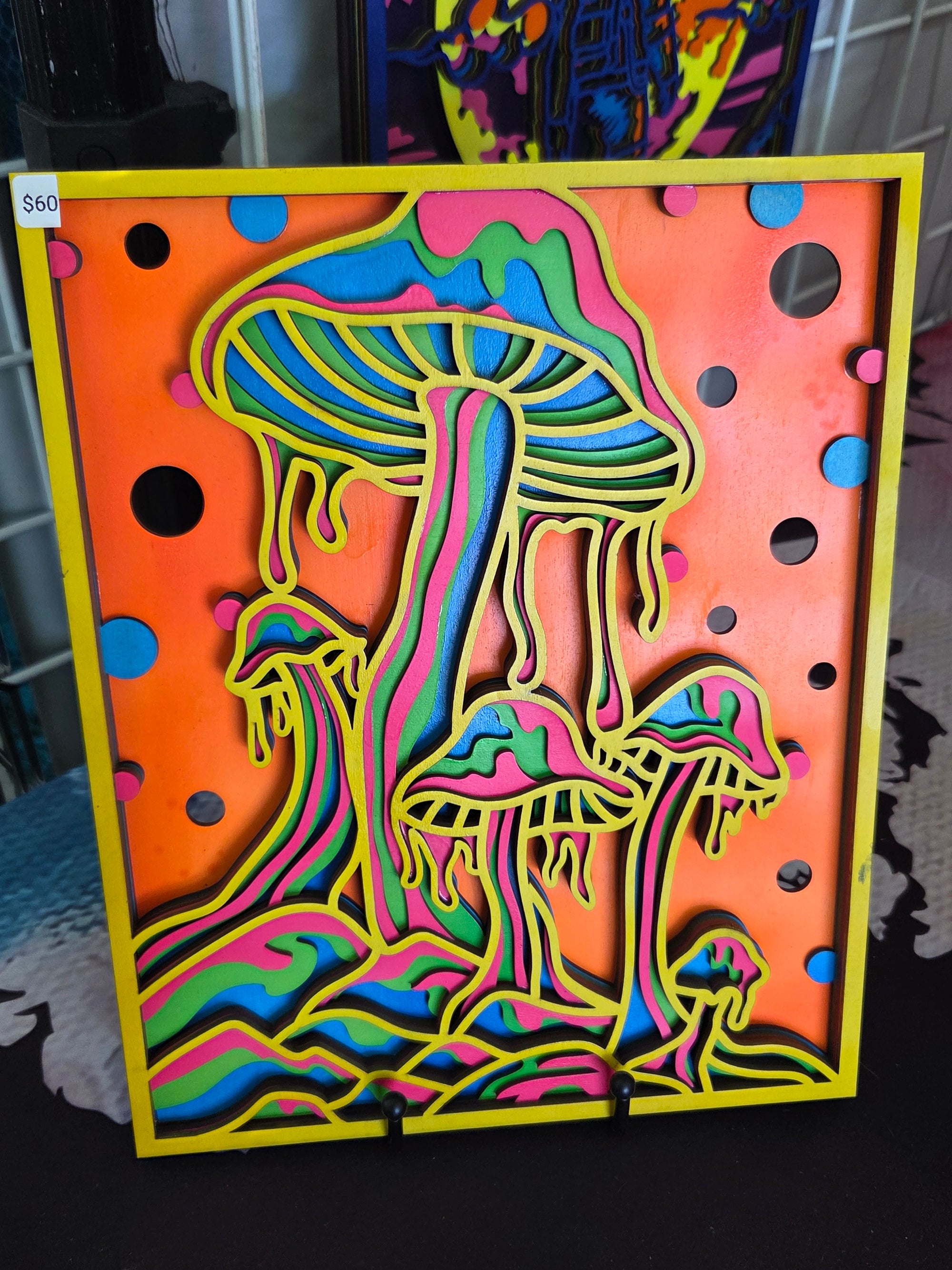 Drippy mushrooms