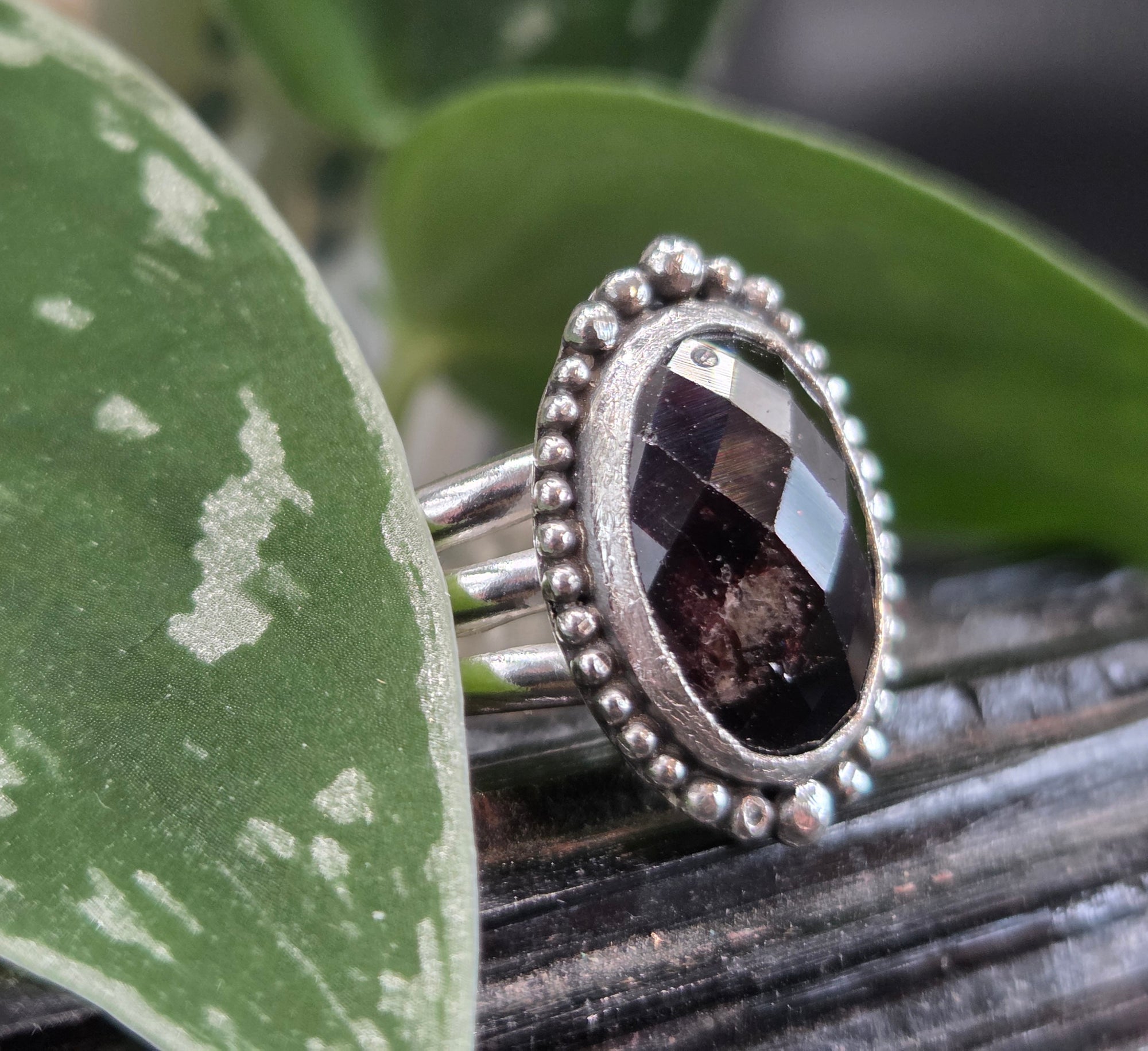 Faceted Garnet