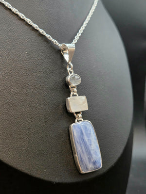 Tanzanite, Rainbow Moonstone & Blue Kyanite