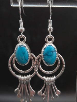 Sleeping Beauty Turquoise Fringe