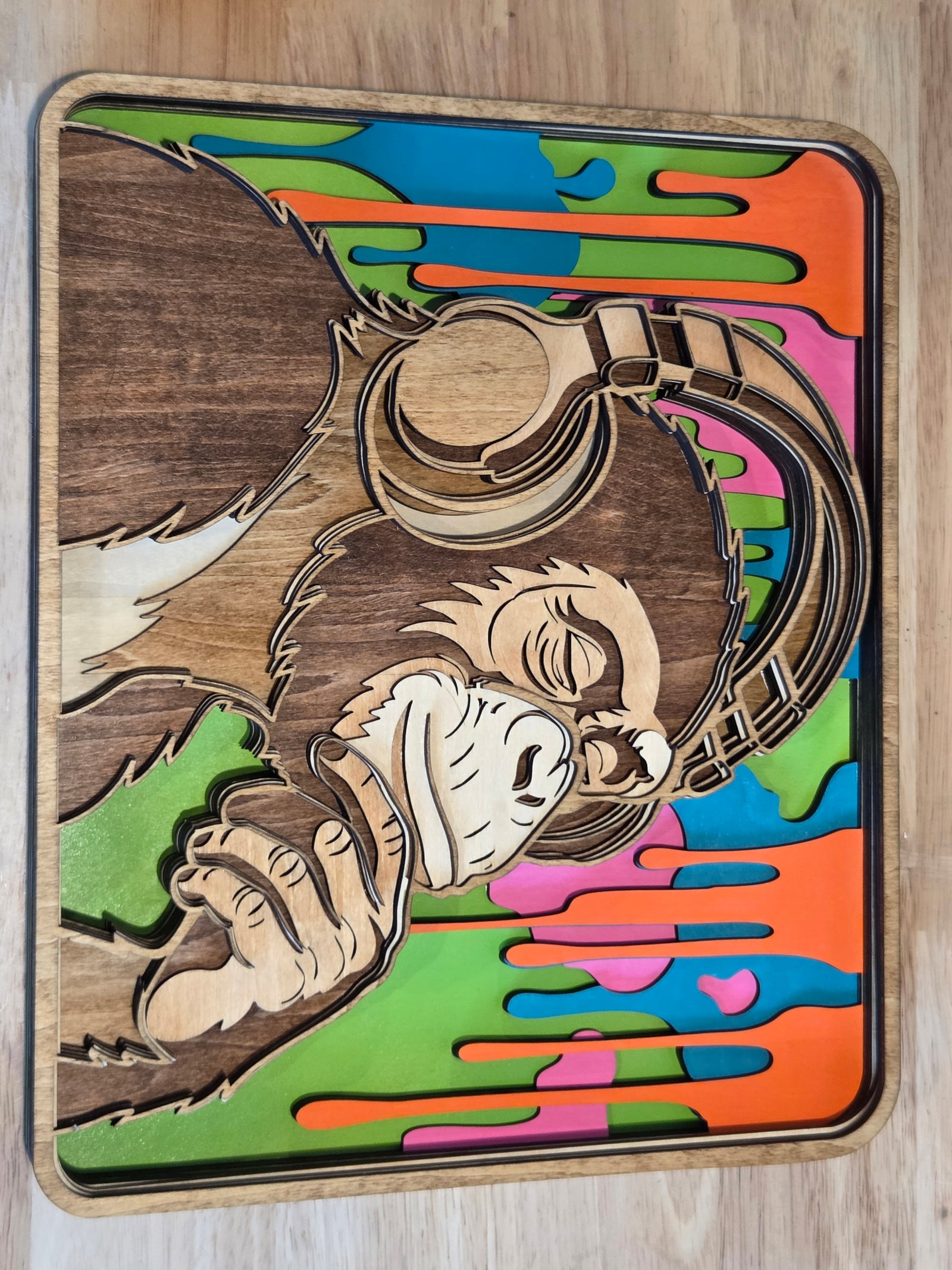 Headphones chimp