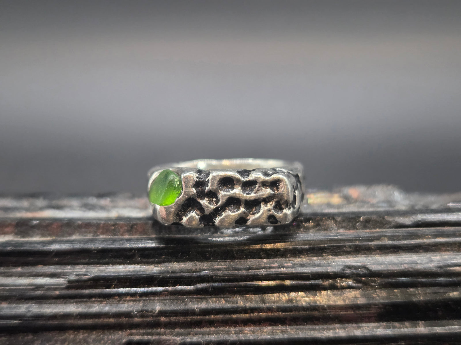 Sea Glass Casted In Silver