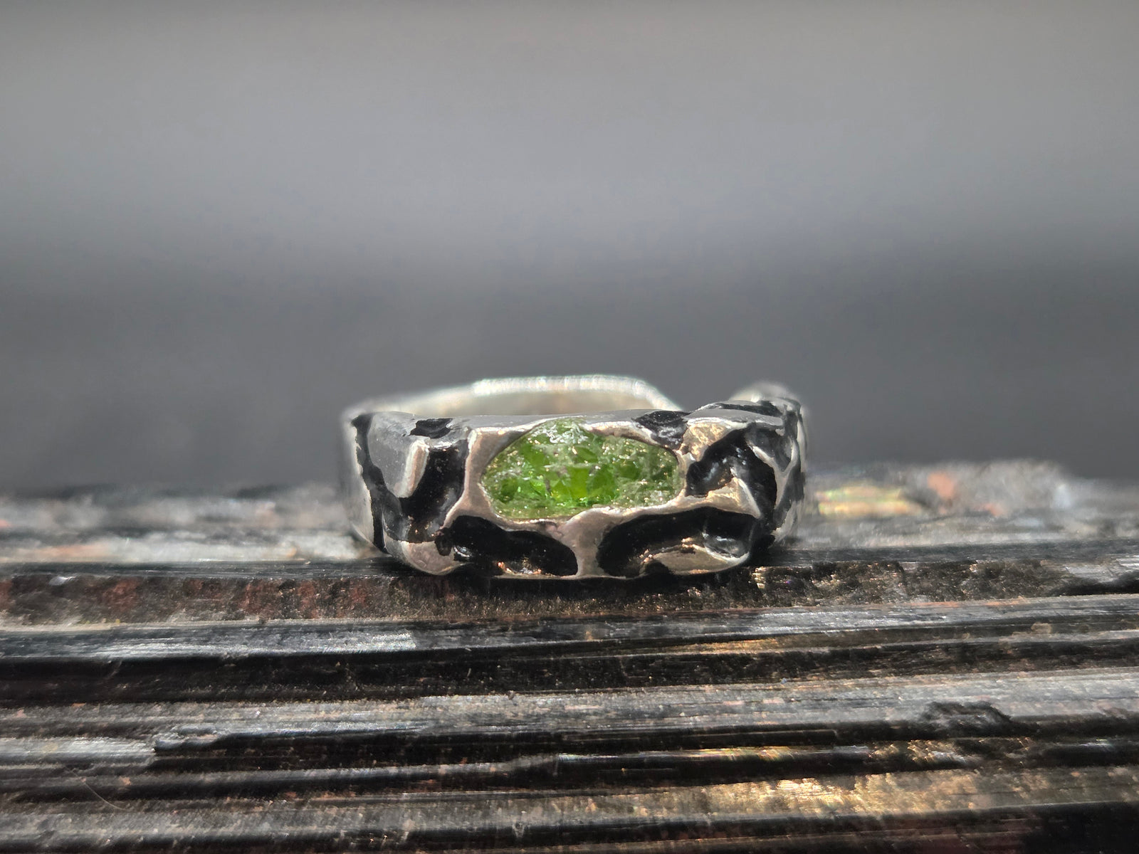 Sea Glass Casted In Silver